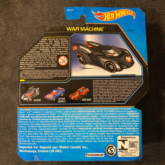 Hot Wheels/Marvel "War Marchine" - Picture 4 of 5